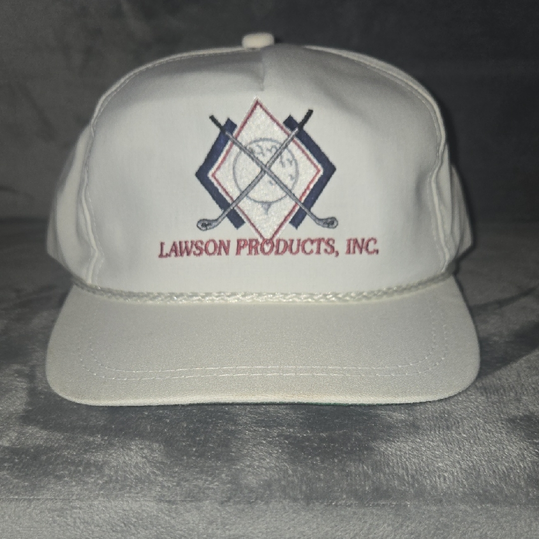 Lawson Products White Logo Baseball Cap